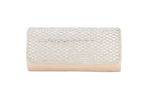 096- Nima 2 Way Detail Crystal Bag Clutch