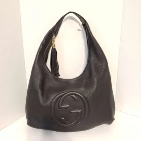 100% Authentic GUCCI Soho Leather Shoulder Bag