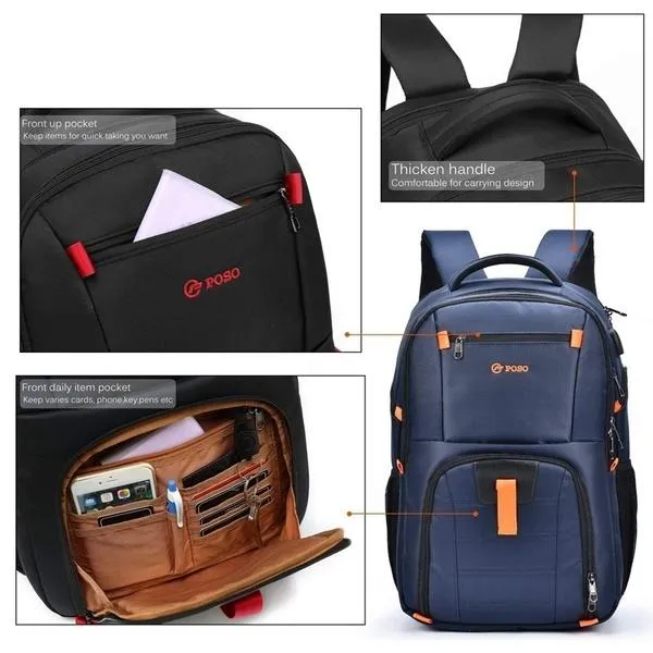 17.3 Inch USB Charging Laptop Briefcase/Backpack