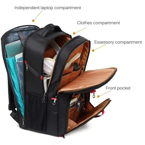 17.3 Inch USB Charging Laptop Briefcase/Backpack