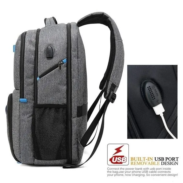 17.3 Inch USB Charging Laptop Briefcase/Backpack