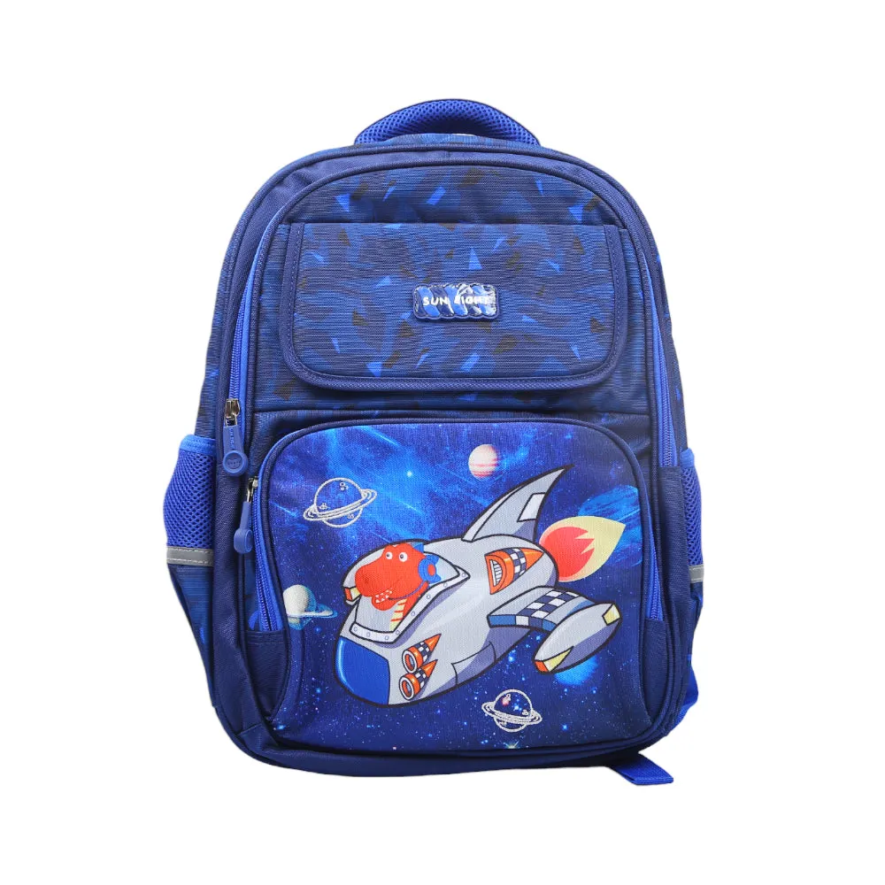 22088 KIDS SCHOOL BACK PACK ROYAL BLUE 16INCH IR