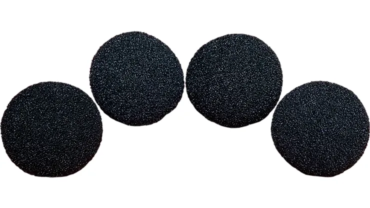 3 inch Super Soft Sponge Ball (Black) Pack of 4 from Magic