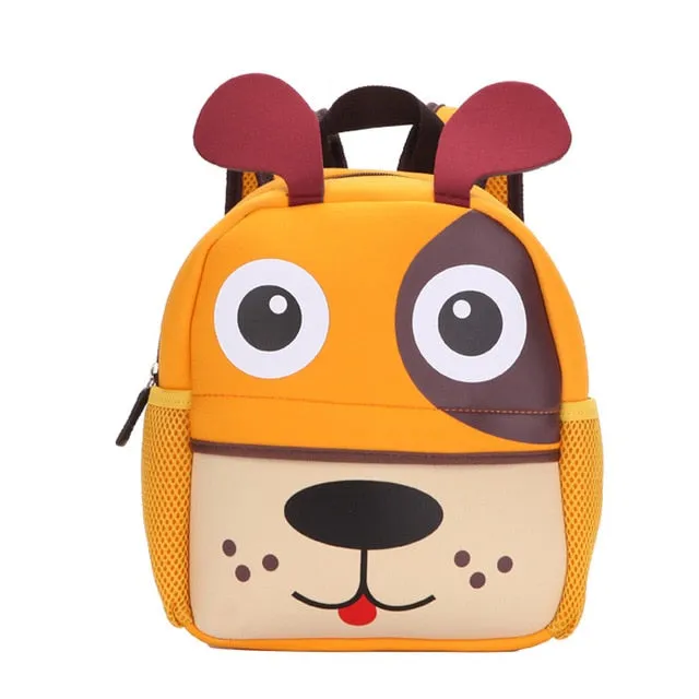 3D Animal Children Backpacks  Girl Boy