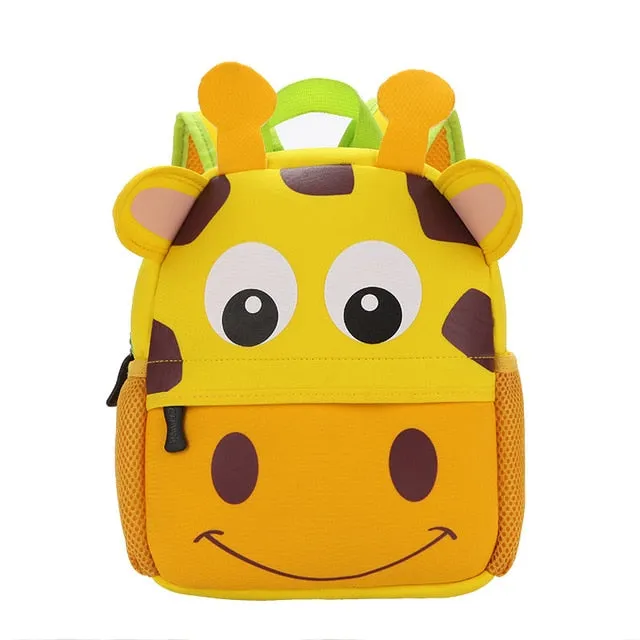 3D Animal Children Backpacks  Girl Boy