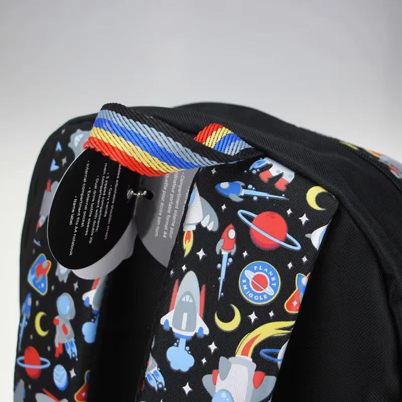 3D Design Backpack with Front Pocket for Kids (Astronaut)