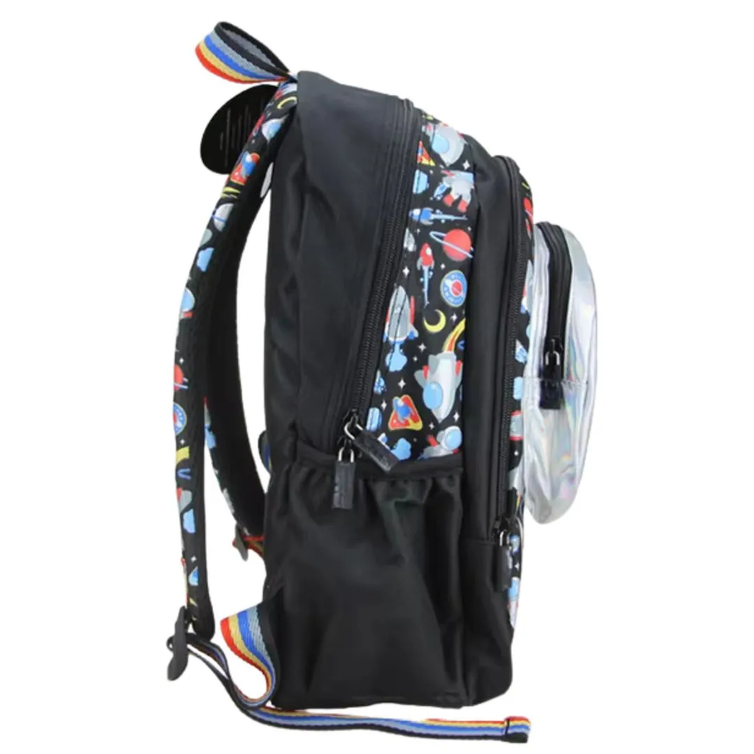 3D Design Backpack with Front Pocket for Kids (Astronaut)