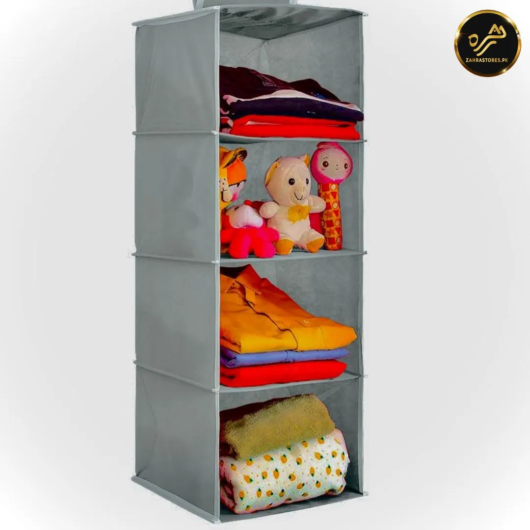 4 Shelf Clothes Hanging Organizer