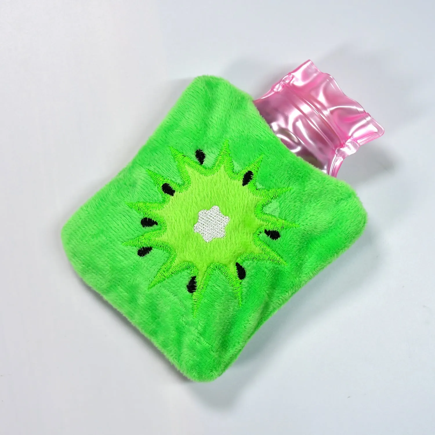 6521 Green sun small Hot Water Bag with Cover for Pain Relief, Neck, Shoulder Pain and Hand, Feet Warmer, Menstrual Cramps.