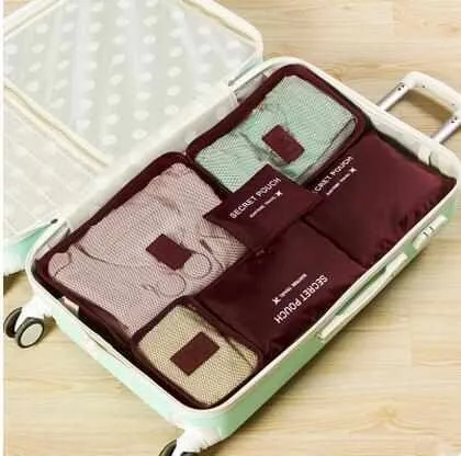 6pcs Travel bags Organizer