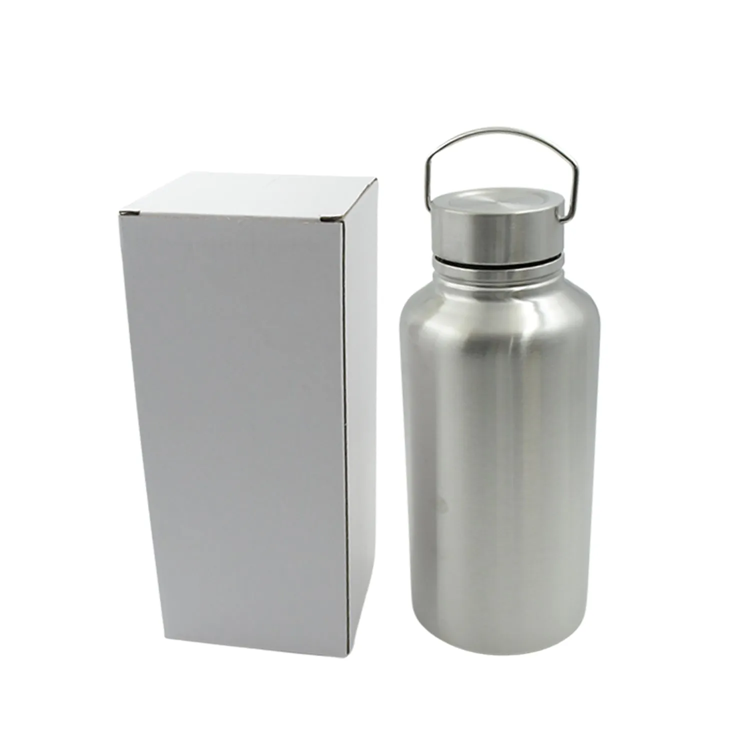 8418 Big Stainless Steel Water Bottle With Handle, Fridge Water Bottle, Stainless Steel Water Bottle Leak Proof, Rust Proof, Hot & Cold Drinks, Gym Sipper BPA Free Food Grade Quality, Steel fridge Bottle For office/Gym/School (Big)