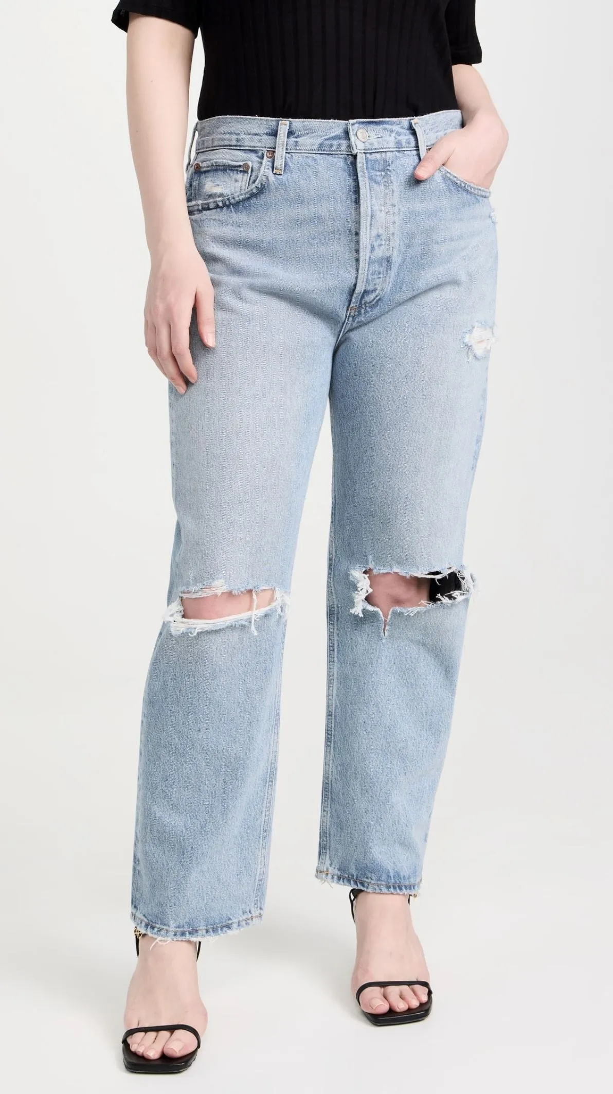 90's Jean In Threadbare