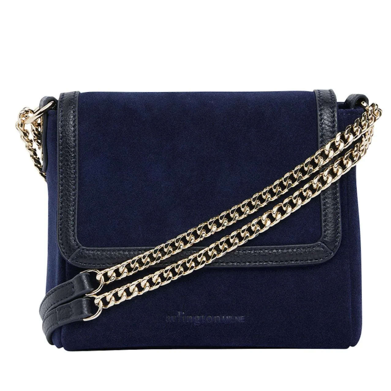 Antonia Bag | Navy Suede