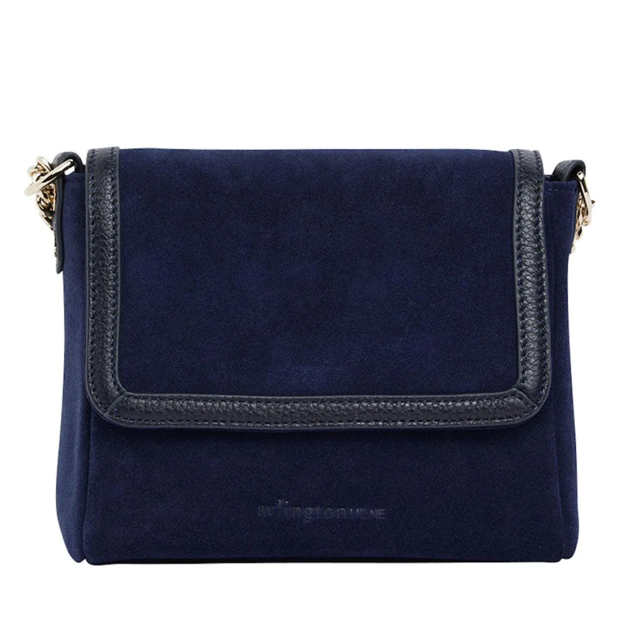 Antonia Bag | Navy Suede