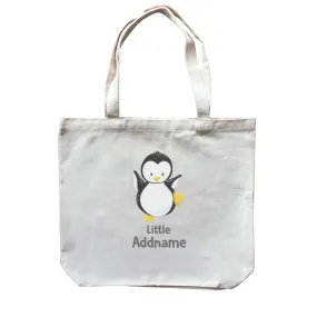 Arctic Animals Little Penguin Addname Canvas Bag