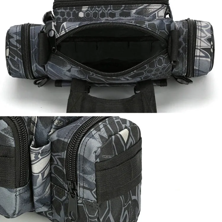 B04 Sports Outdoor Fishing Waterproof Waist Bag Photography Multifunctional Bag(CP Camouflage)