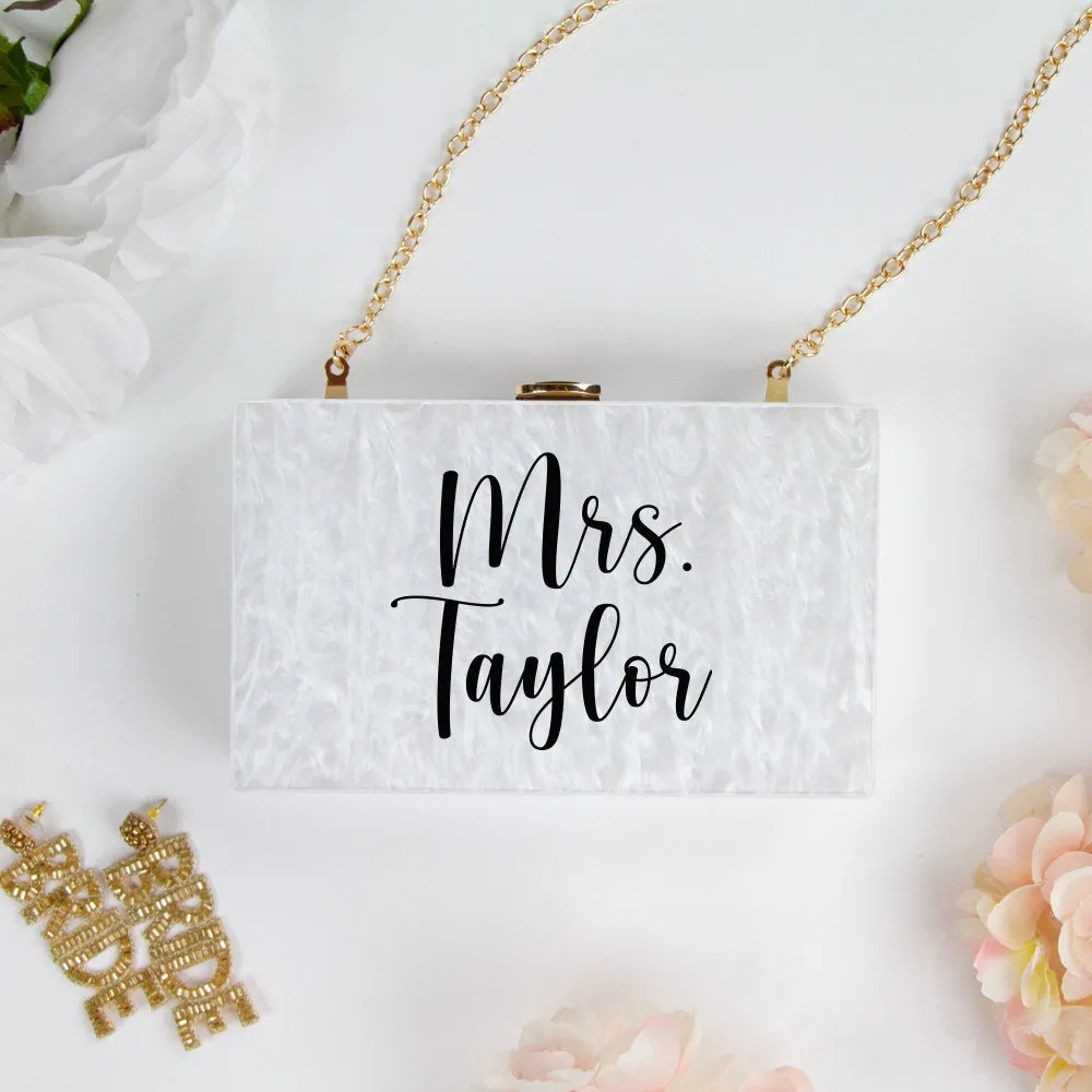 Bachelorette Clutch Purse