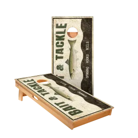 Bait And Tackle Star Cornhole Boards