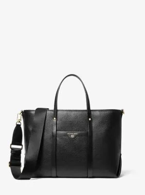 Beck Medium Pebbled Leather Tote Bag