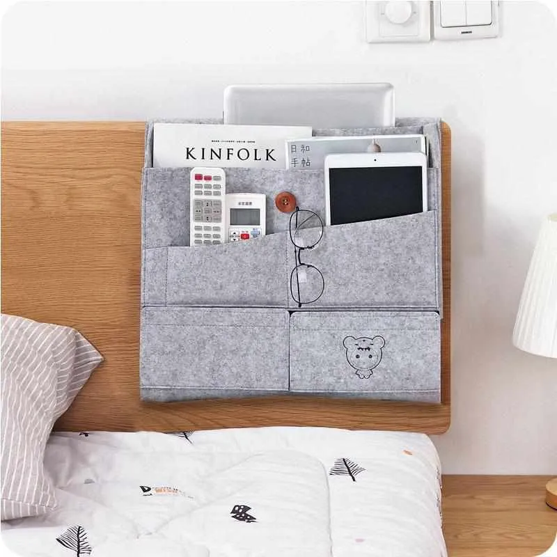 Bedside Felt Storage Bag Organizer