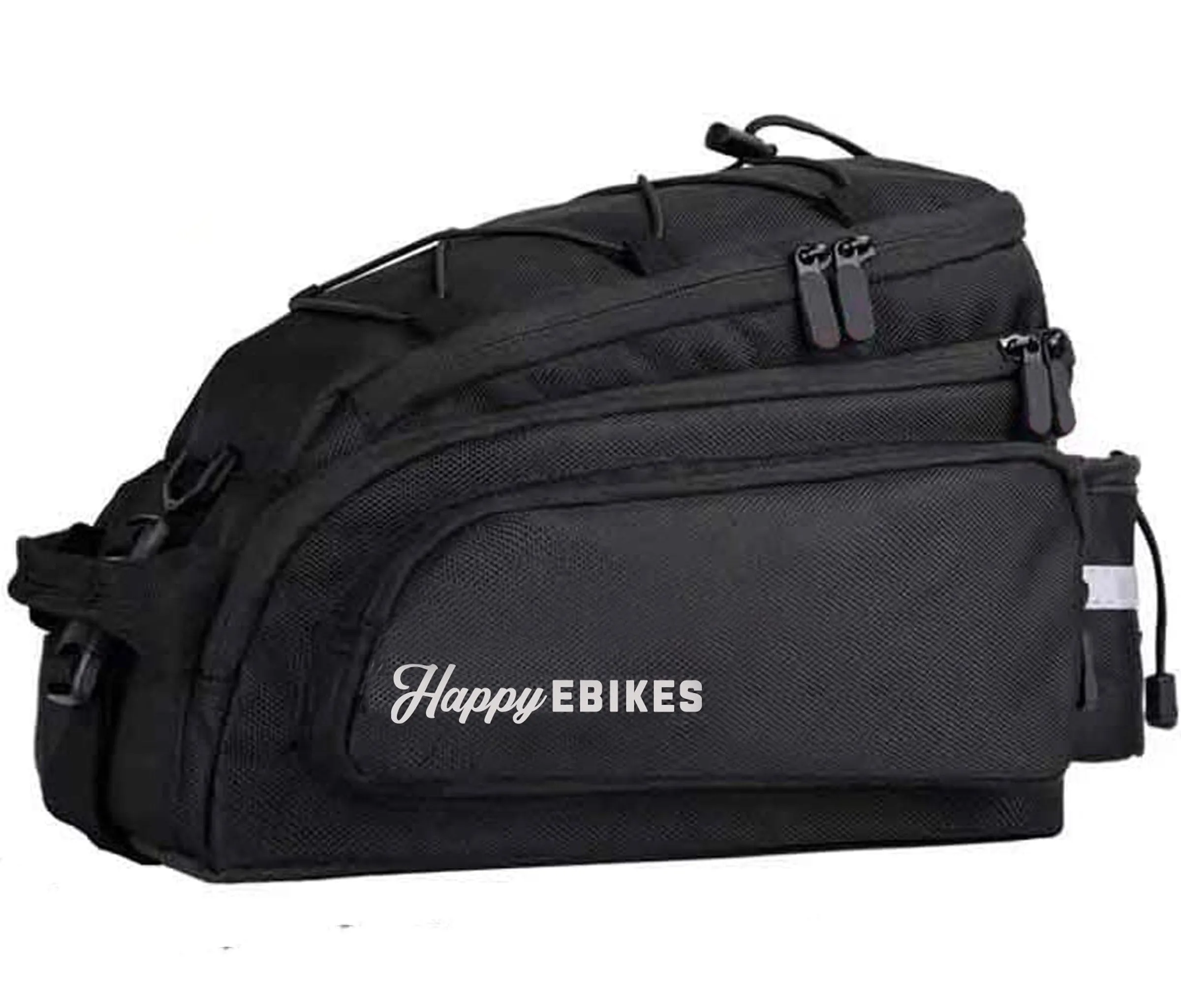 Bike Bag Rear Rack Pannier w/ Waterproof Cover-17L by Happy EBikes