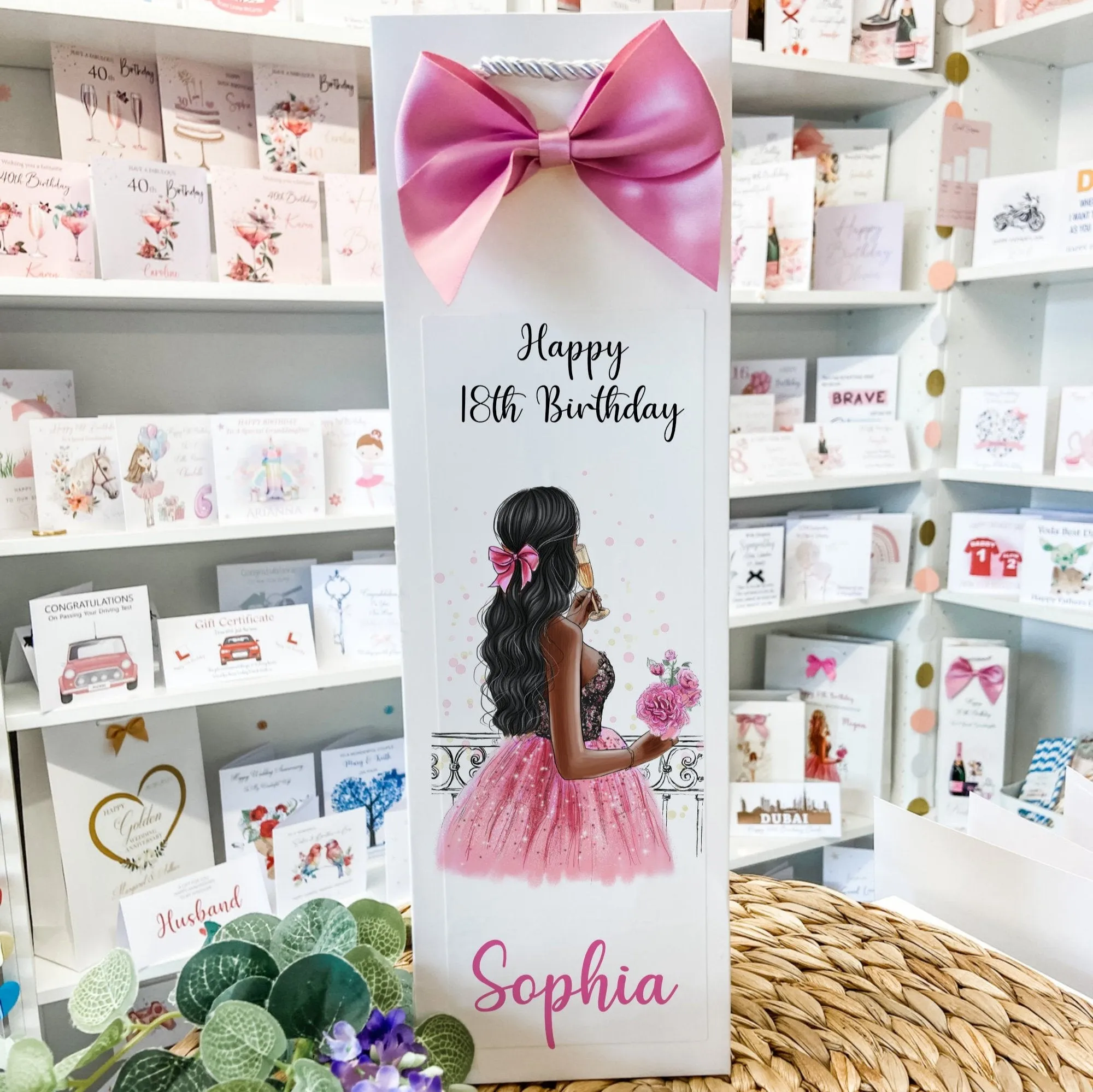 Birthday Personalised Bottle Bag