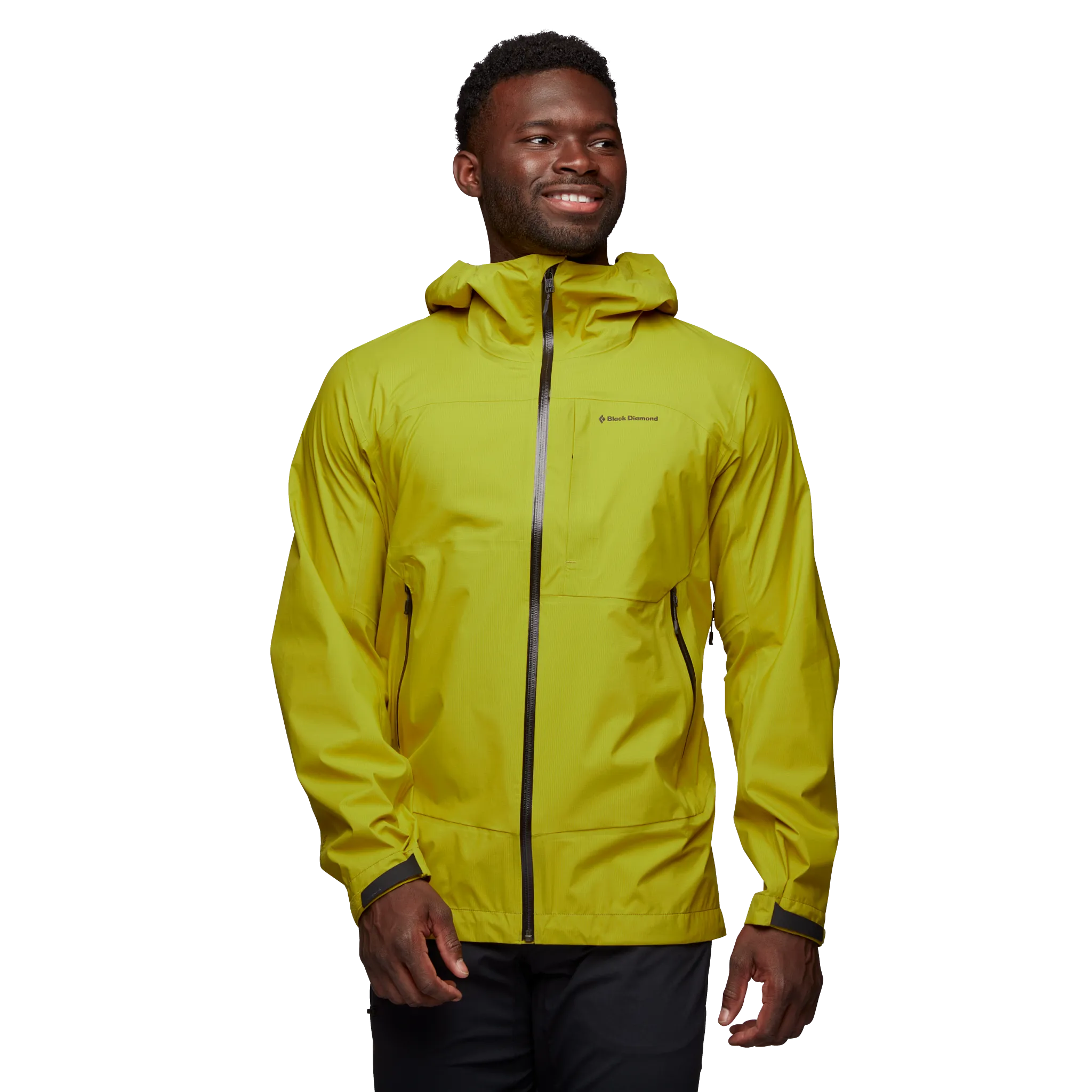 Black Diamond Men&#x27;s HighLine Stretch Shell Sulphur | Buy Black Diamond Men&#x27;s HighLine Stretch Shell Sulphur here | Outnorth