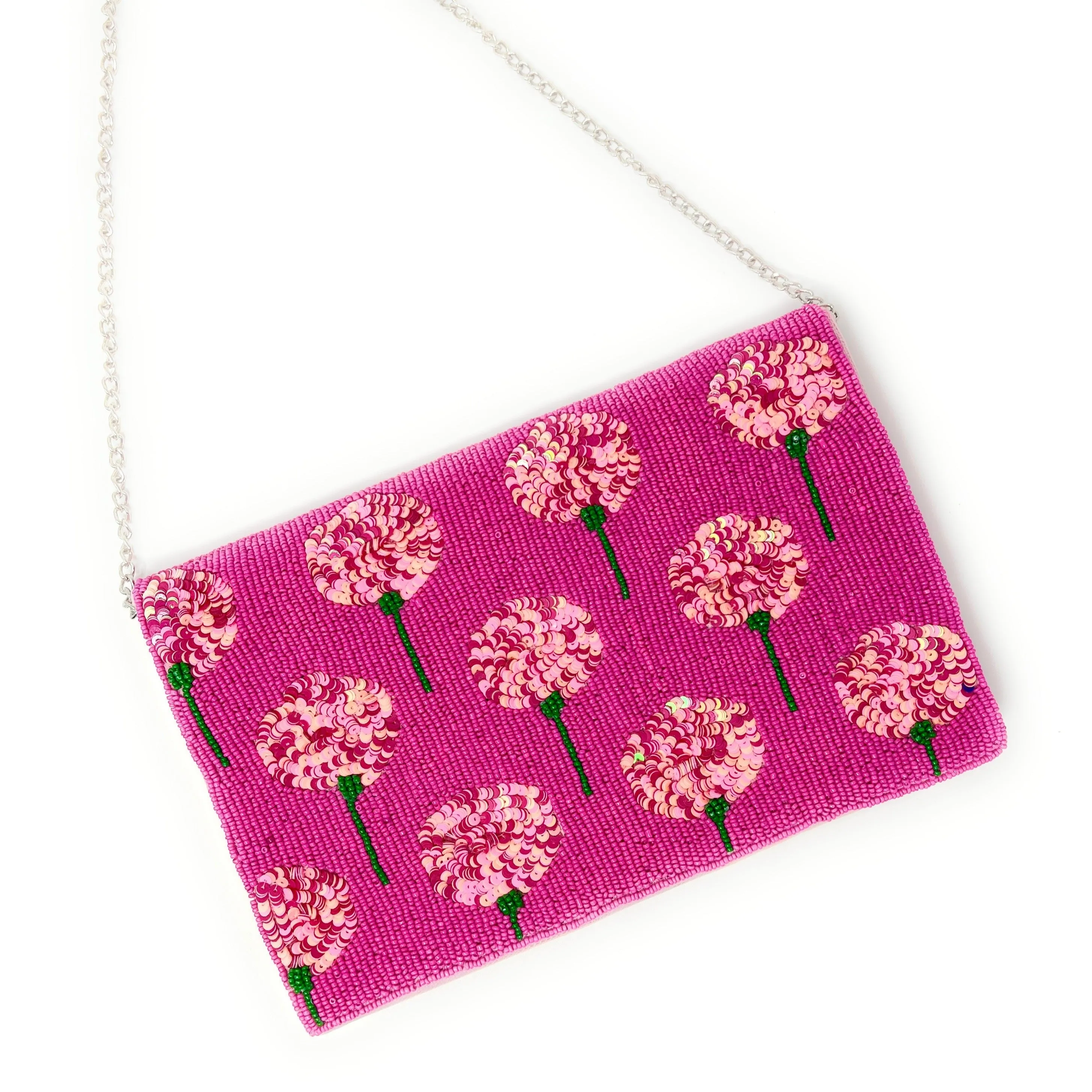 Blossom Beaded Clutch Purse