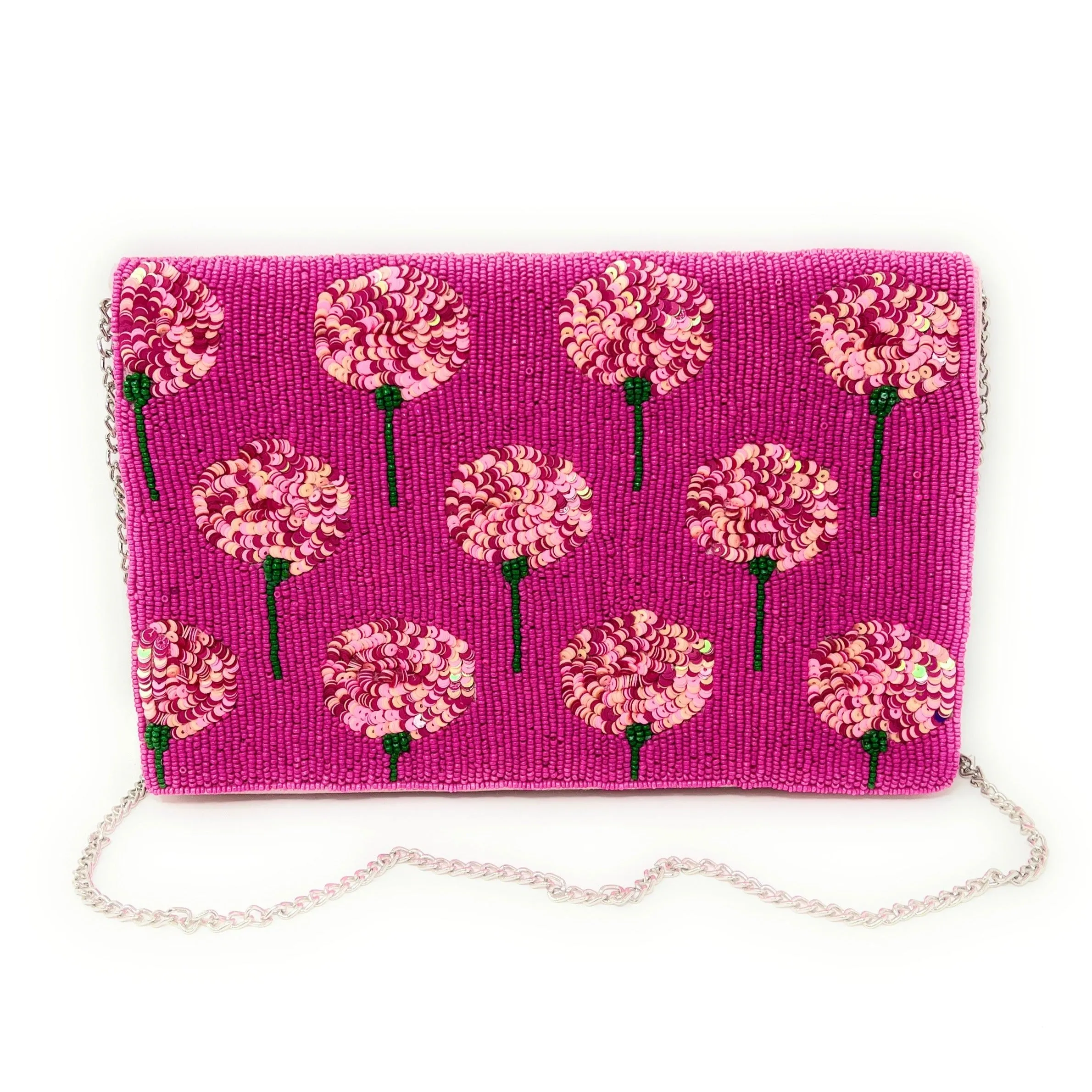 Blossom Beaded Clutch Purse