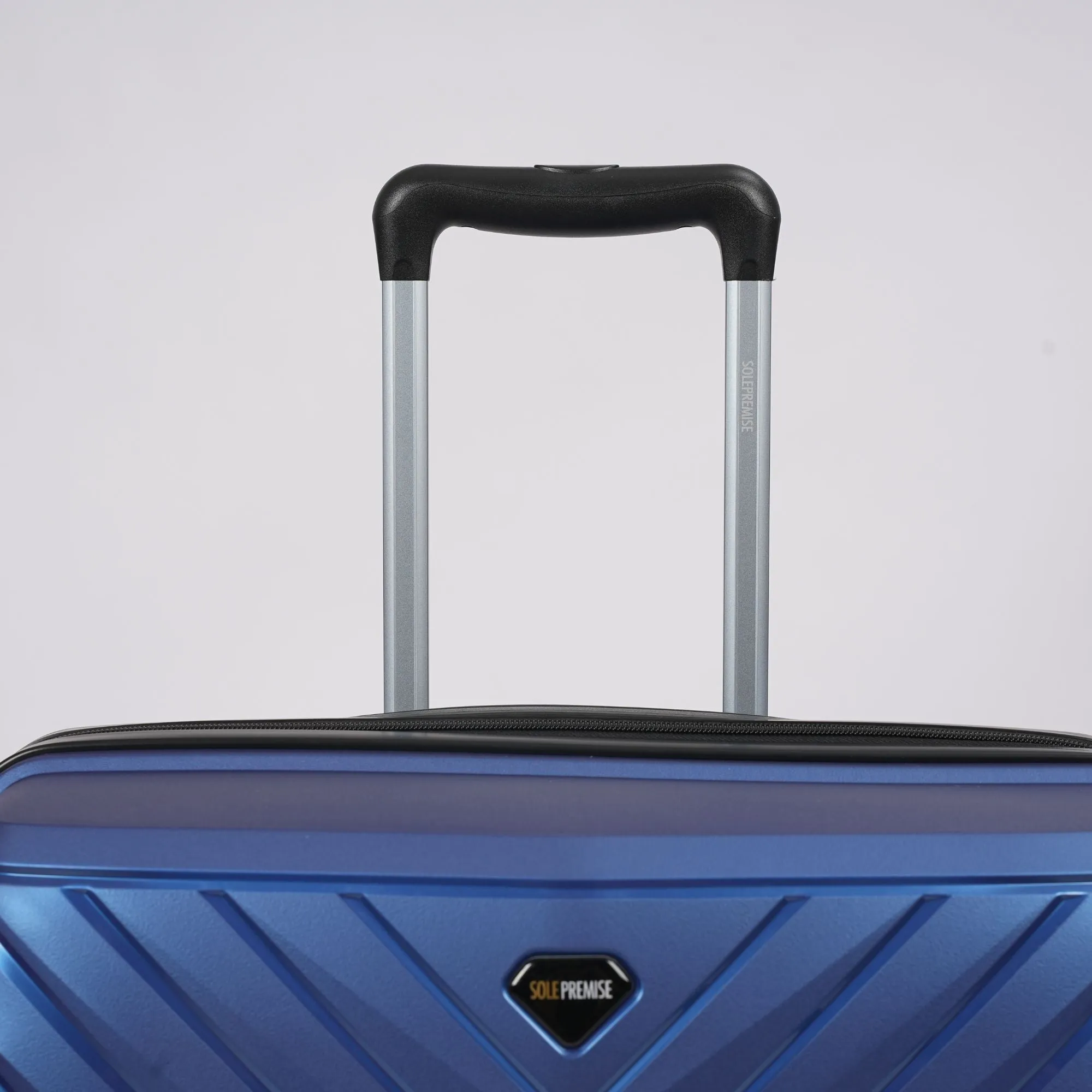 Blue Hardcase Roller Luggage 28' with 360° Wheels & TSA Lock