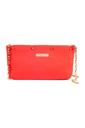 Bright Flame Linen Clutch Cover