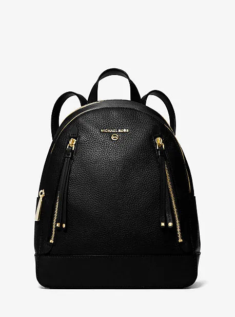 Brooklyn Medium Pebbled Leather Backpack