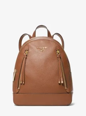 Brooklyn Medium Pebbled Leather Backpack