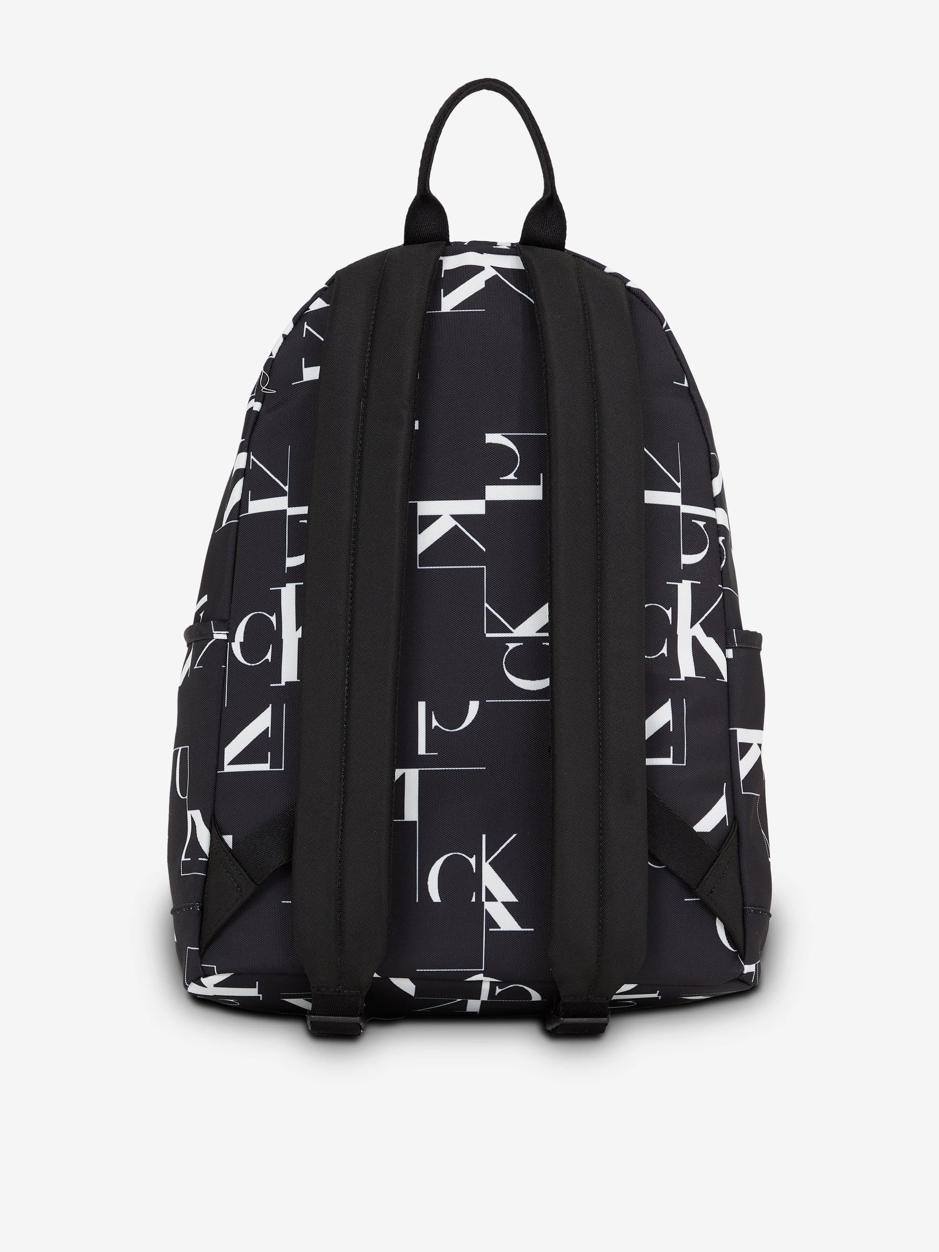 Calvin Klein Kids City Grid AOP Backpack in Black (27cm)