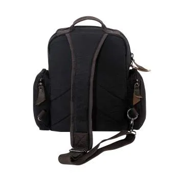 Canvas & Leather Vintage Sling Backpack