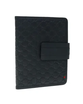 Canvas iPad Case with Web Pattern and Red Detailing - Authentic Italian Luxury