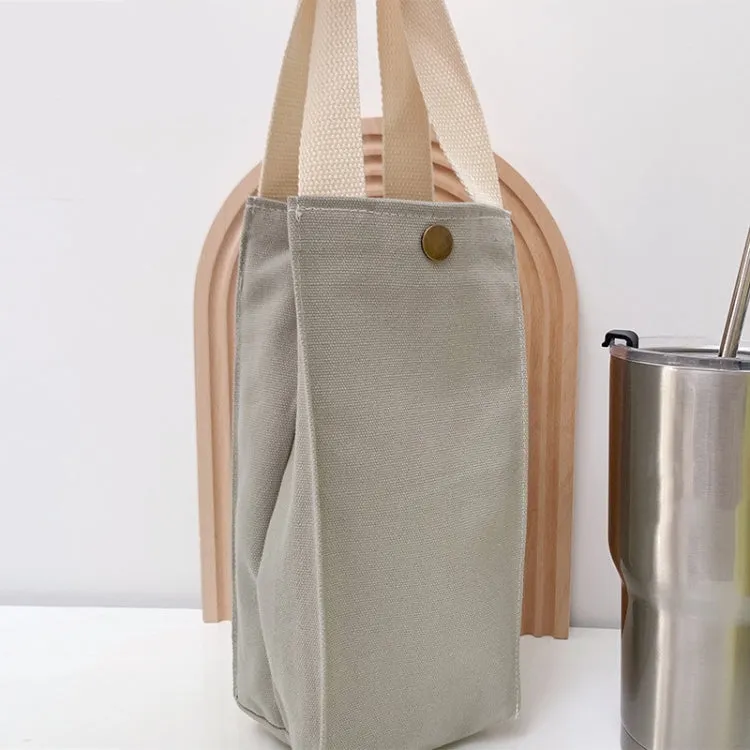 Canvas Thermos Cup Protective Cover Universal Water Bottle Tote Bag Water, Specification: Light Grey