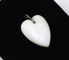 Carved Shell Heart Pendant