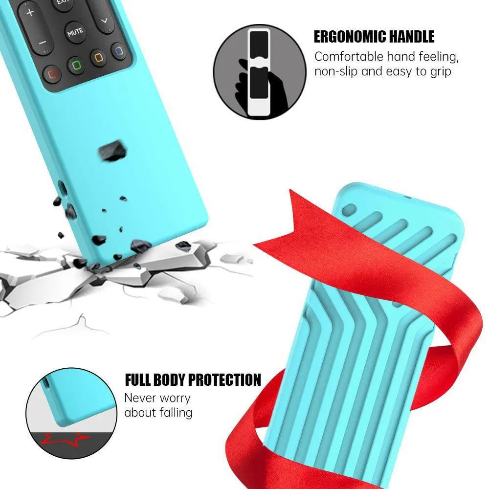 Case for Xiaomi Mi TV P1 50/43, P1E, Q1 75, Q1E 55 - Bluetooth Voice Remote Control Luminous Protective Cover