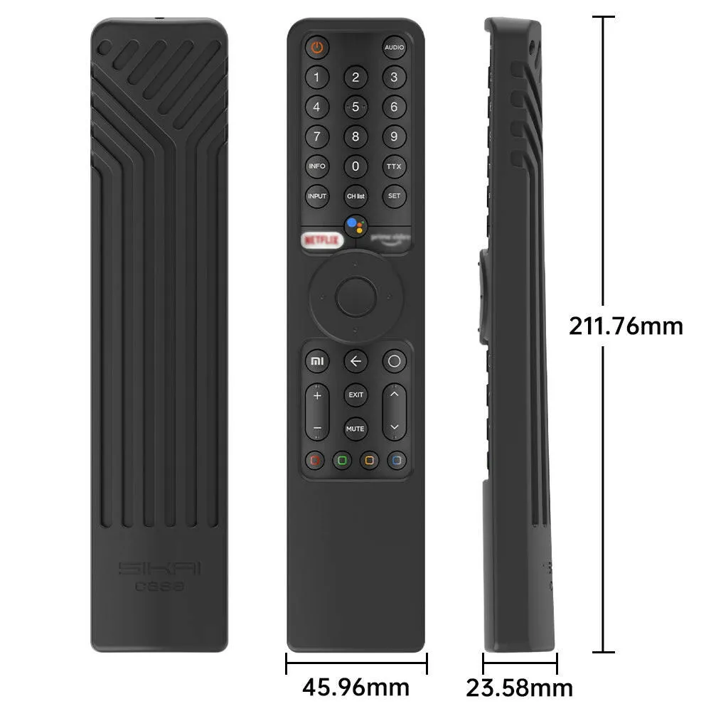 Case for Xiaomi Mi TV P1 50/43, P1E, Q1 75, Q1E 55 - Bluetooth Voice Remote Control Luminous Protective Cover