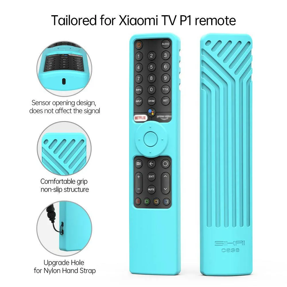 Case for Xiaomi Mi TV P1 50/43, P1E, Q1 75, Q1E 55 - Bluetooth Voice Remote Control Luminous Protective Cover