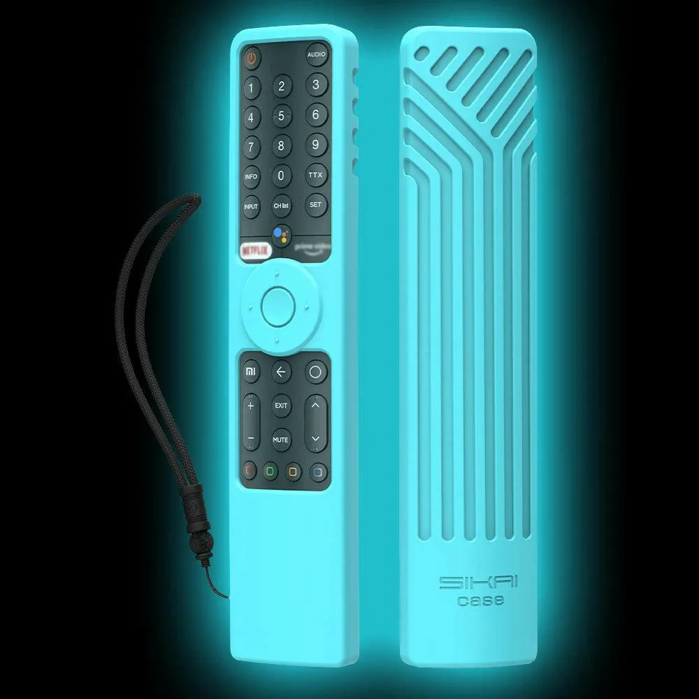 Case for Xiaomi Mi TV P1 50/43, P1E, Q1 75, Q1E 55 - Bluetooth Voice Remote Control Luminous Protective Cover