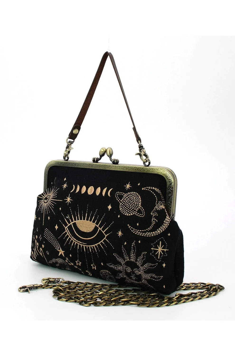 Celestial Kisslock Bag