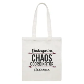 Chaos Cordinator Series Kindergarten White Canvas Bag