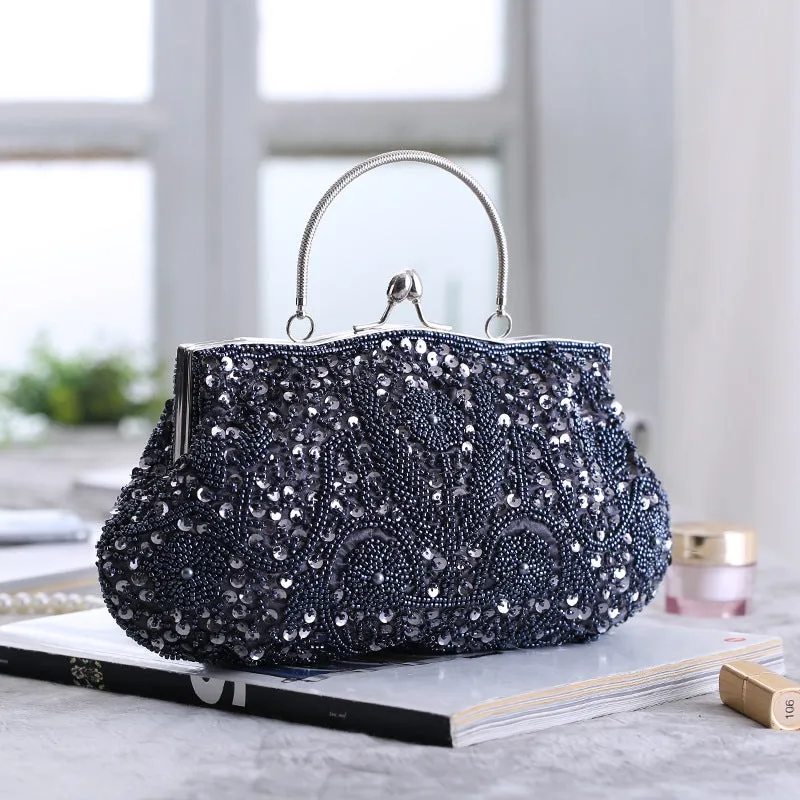 Chic and Timeless Beaded Evening Bag