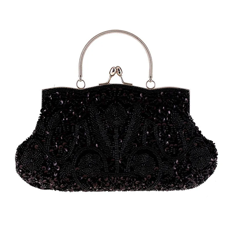 Chic and Timeless Beaded Evening Bag