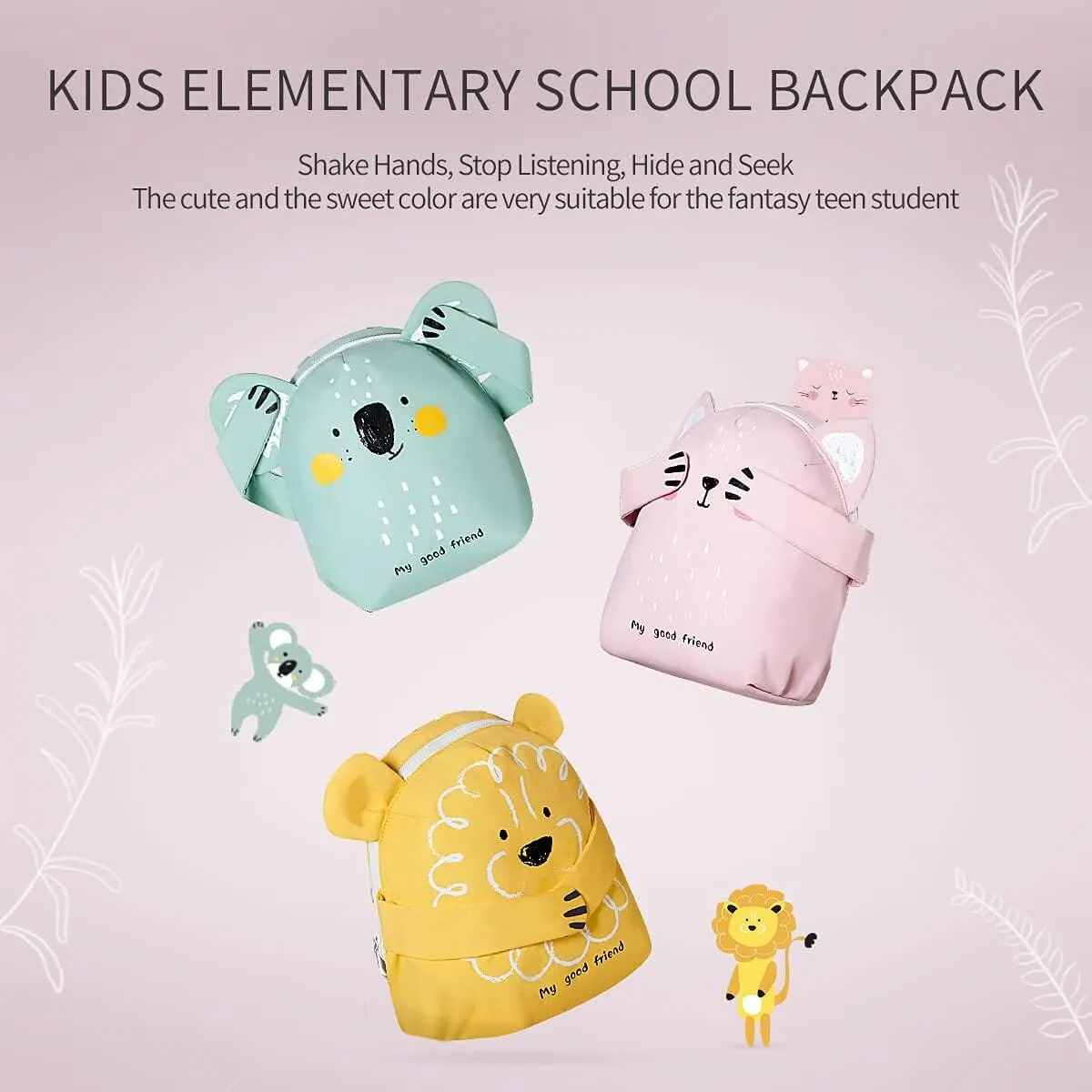 Children's Good Friend Series Backpack | Cat