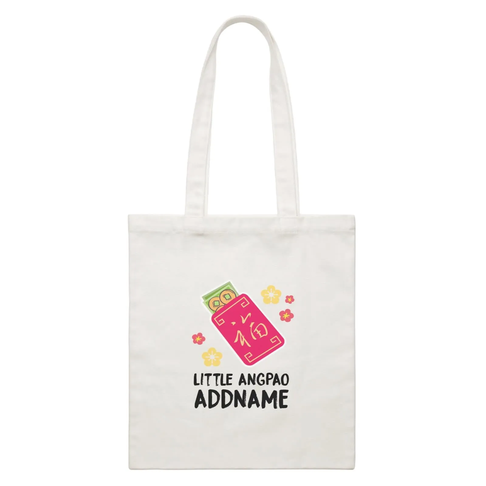 Chinese New Year Little Ang Pao White Canvas Bag