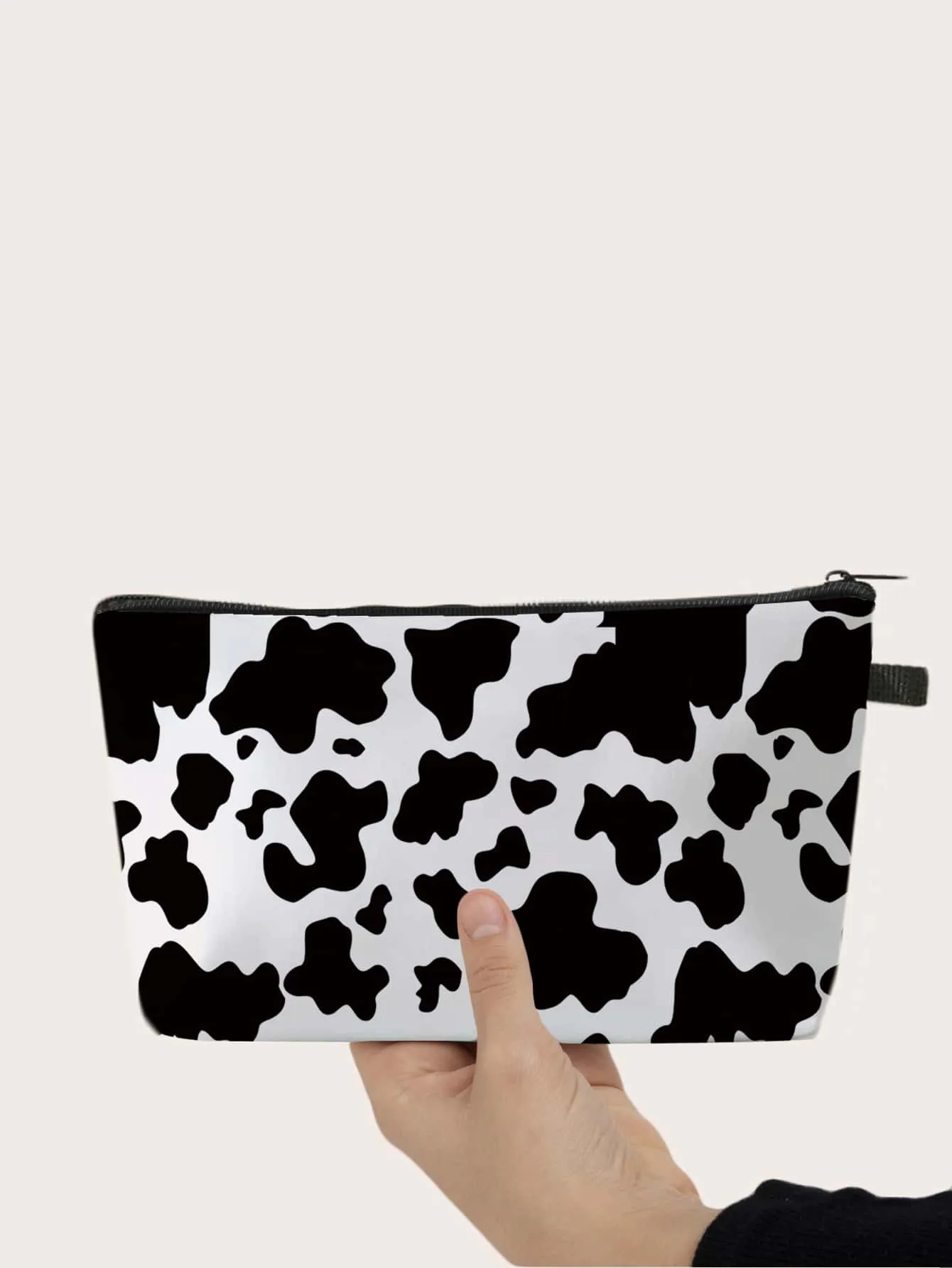 Cow Color Makeup Bag Cosmetic Organizer Toiletries Bag Makeup Organizer Zip