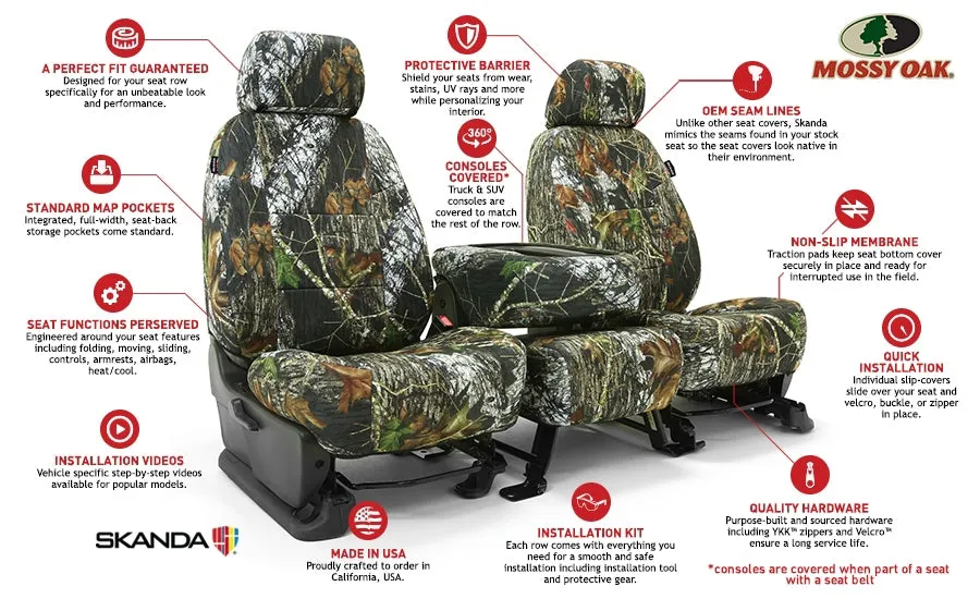 Custom Seat Cover Neosupreme Camo Mossy Oak Break Up